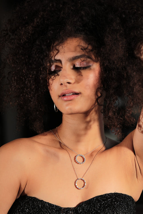 1 Ctw Classic Circle Fashion Pendant