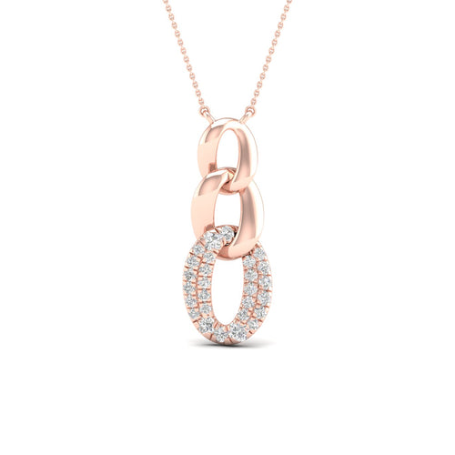 1/5 Ctw Cuban Link Lab Grown Fashion Pendant