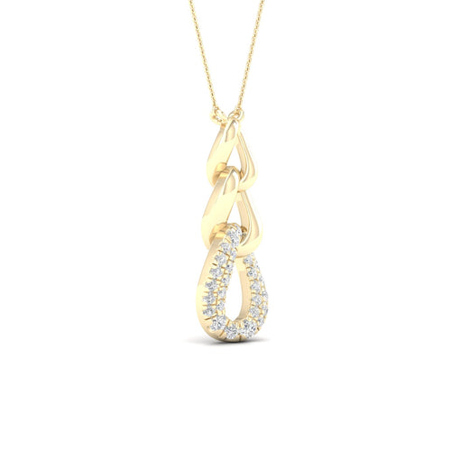 1/5 Ctw Cuban Link Lab Grown Fashion Pendant