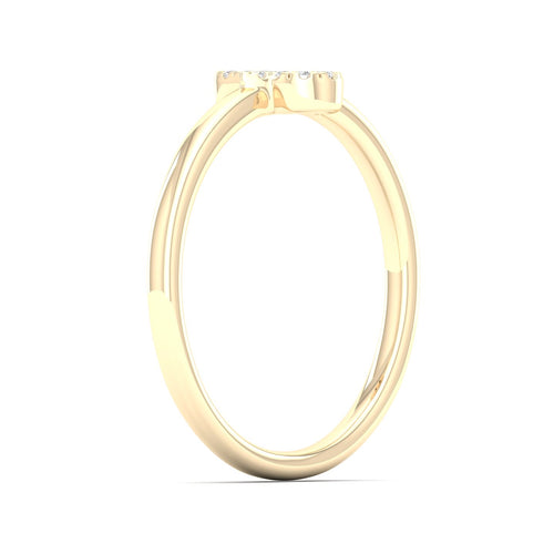 0.06 Ctw Hamsa Lab Grown Fashion Ring