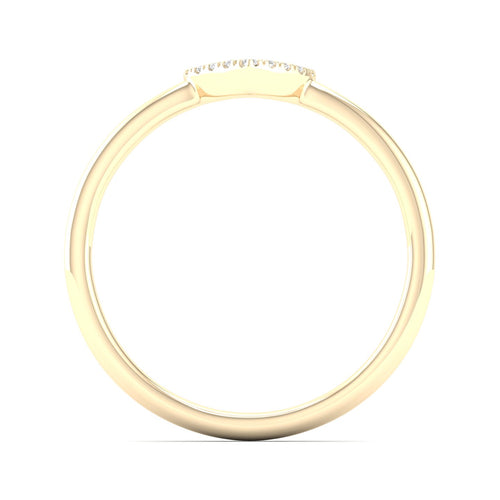 0.065 Ctw Minimalist Heart Lab Grown Fashion Ring