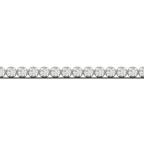 2 ctw Four Prong Round Lab Grown Classic Tennis Bracelet