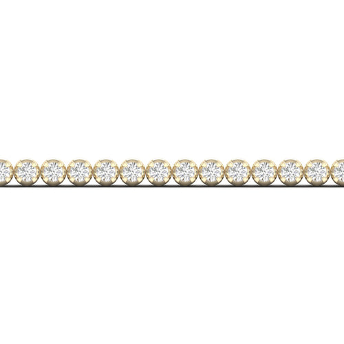 2 ctw Four Prong Round Lab Grown Classic Tennis Bracelet