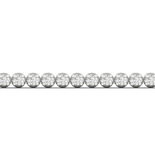 3 ctw Four Prong Round Lab Grown Classic Tennis Bracelet