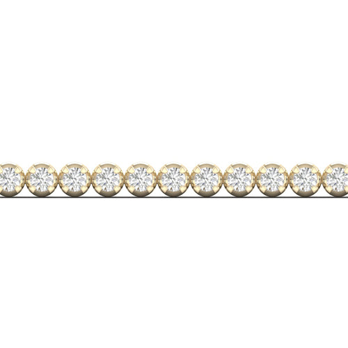 3 ctw Four Prong Round Lab Grown Classic Tennis Bracelet