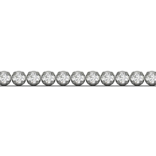 1 ctw Four Prong Round Lab Grown Classic Tennis Bracelet