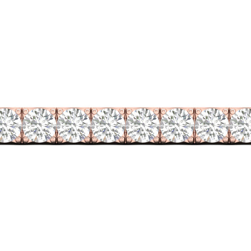20 ctw Four Prong Round Lab Grown Classic Tennis Bracelet