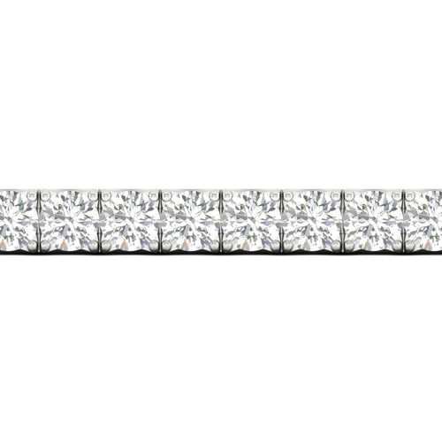 20 ctw Four Prong Round Lab Grown Classic Tennis Bracelet
