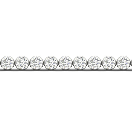 8 ctw Four Prong Round Lab Grown Classic Tennis Bracelet
