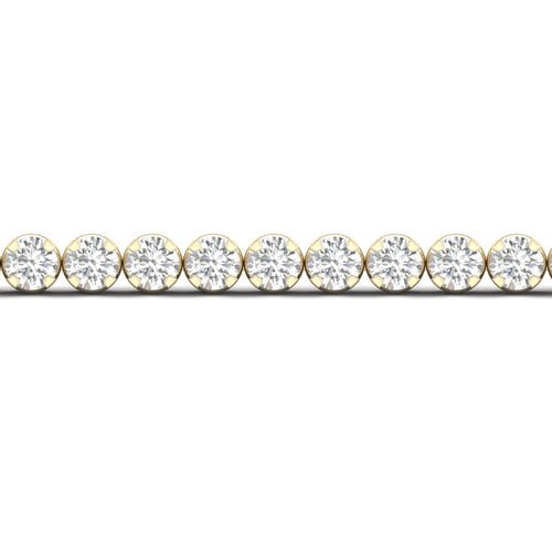 8 ctw Four Prong Round Lab Grown Classic Tennis Bracelet