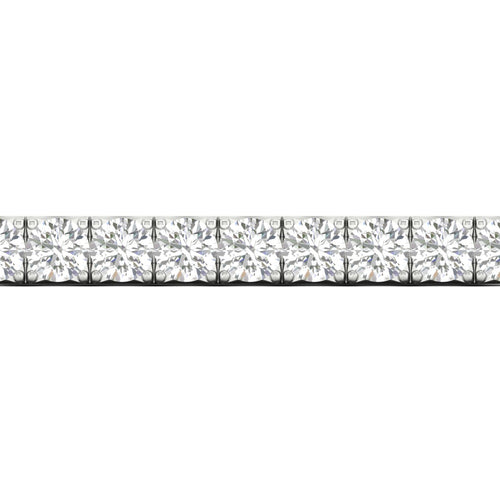 15 ctw Four Prong Round Lab Grown Classic Tennis Bracelet