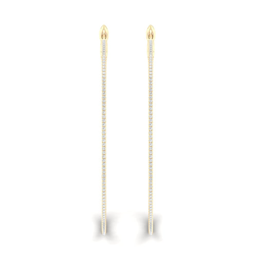 1 Ctw Petite Round Hoops