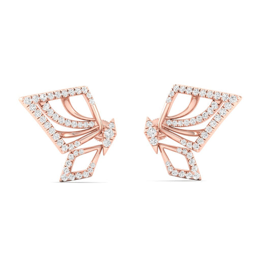 1/2 Ctw Ethereal Lab Grown Fashion Ear Stud