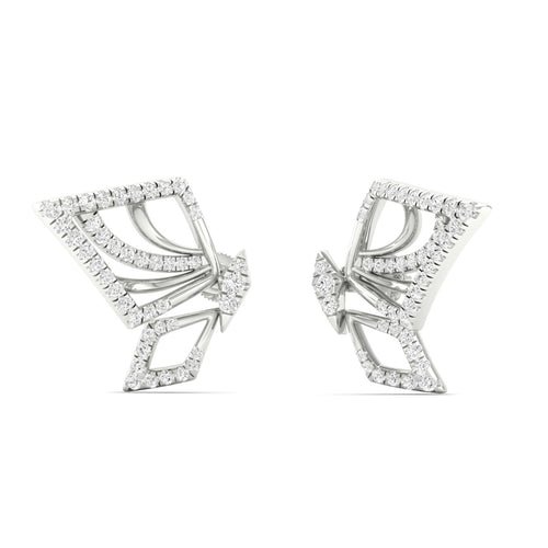 1/2 Ctw Ethereal Lab Grown Fashion Ear Stud
