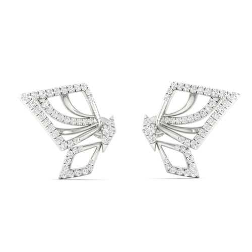 1/2 Ctw Ethereal Lab Grown Fashion Ear Stud