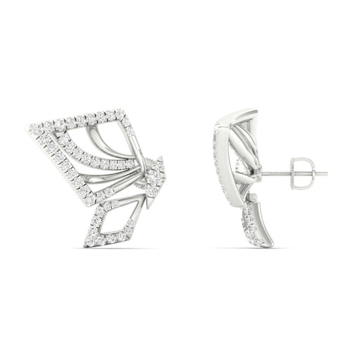 1/2 Ctw Ethereal Lab Grown Fashion Ear Stud