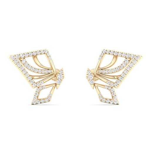 1/2 Ctw Ethereal Lab Grown Fashion Ear Stud
