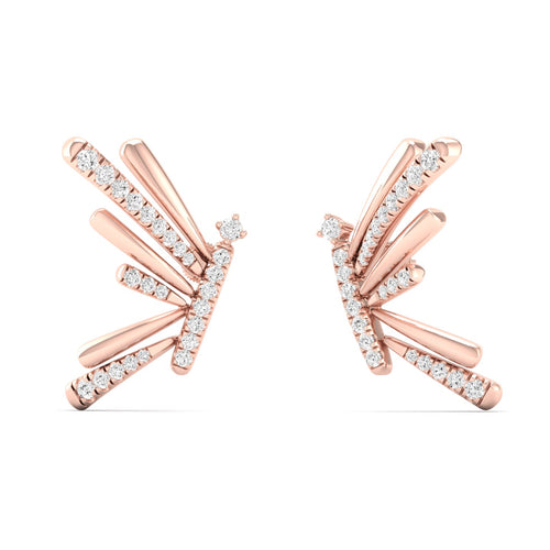 1/3 Ctw Serene Lab Grown Fashion Ear Stud