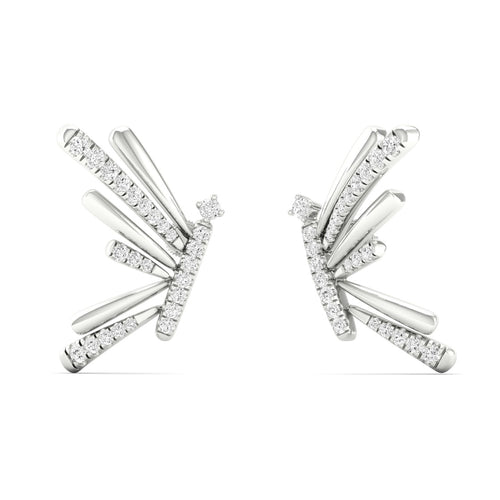 1/3 Ctw Serene Lab Grown Fashion Ear Stud