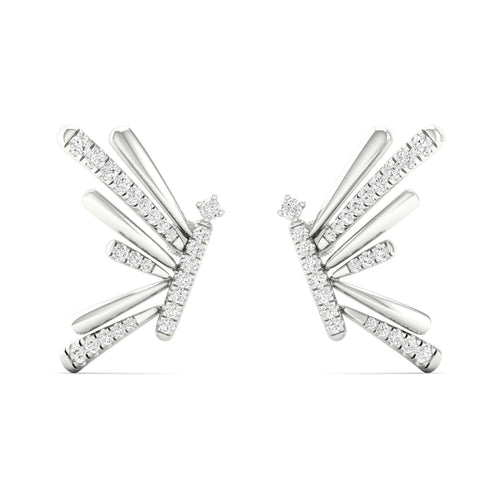 1/3 Ctw Serene Lab Grown Fashion Ear Stud