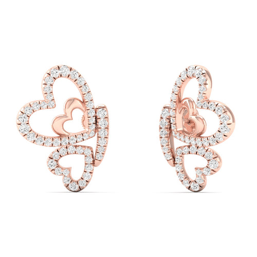 1/2 Ctw Graze Lab Grown Fashion Ear Stud