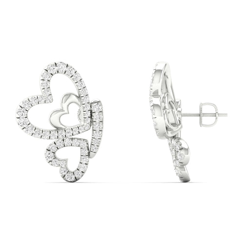 1/2 Ctw Graze Lab Grown Fashion Ear Stud