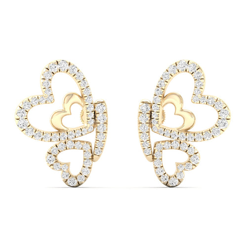 1/2 Ctw Graze Lab Grown Fashion Ear Stud