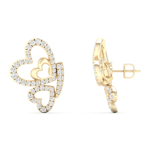 1/2 Ctw Graze Lab Grown Fashion Ear Stud
