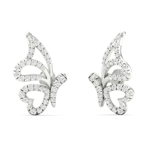 3/8 Ctw Flutter Lab Grown Fashion Ear Stud