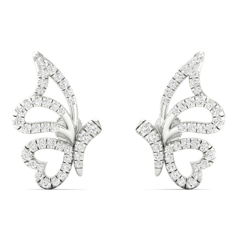 3/8 Ctw Flutter Lab Grown Fashion Ear Stud