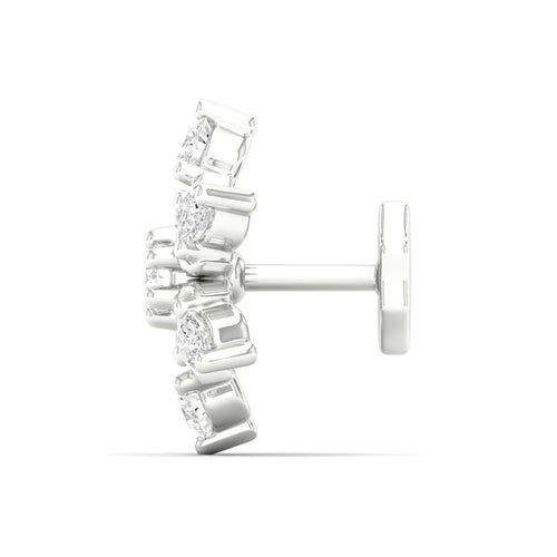 Star Lab Grown Nose Pin and 2nd Ear Piercing Stud