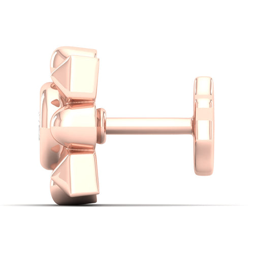 Bloom Lab Grown Nose Pin and 2nd Ear Piercing Stud