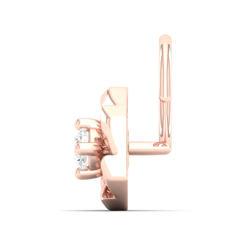 Celena Lab Grown Nose Pin and 2nd Ear Piercing Stud