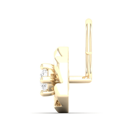 Celena Lab Grown Nose Pin and 2nd Ear Piercing Stud