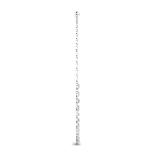 6 5/8 ctw Multi-Shape Halo Fashion Lab Grown Necklace
