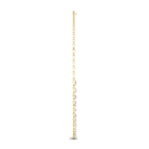 6 5/8 ctw Multi-Shape Halo Fashion Lab Grown Necklace