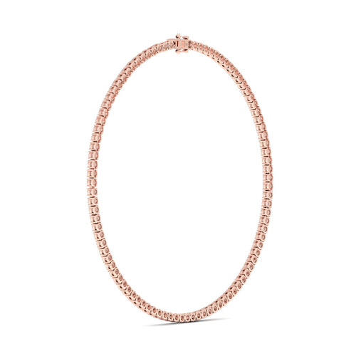 24 1/4 ctw Classic Tennis Lab Grown Necklace in Four Prongs
