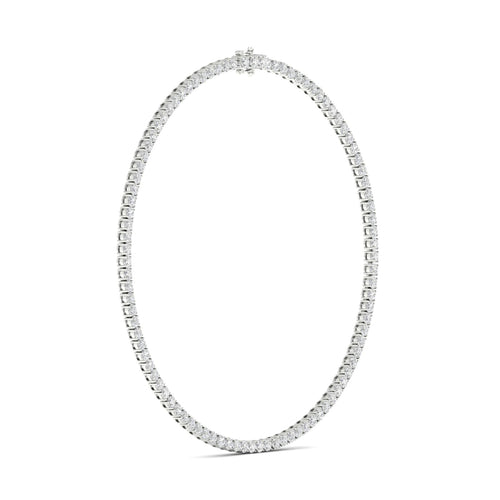24 1/4 ctw Classic Tennis Lab Grown Necklace in Four Prongs