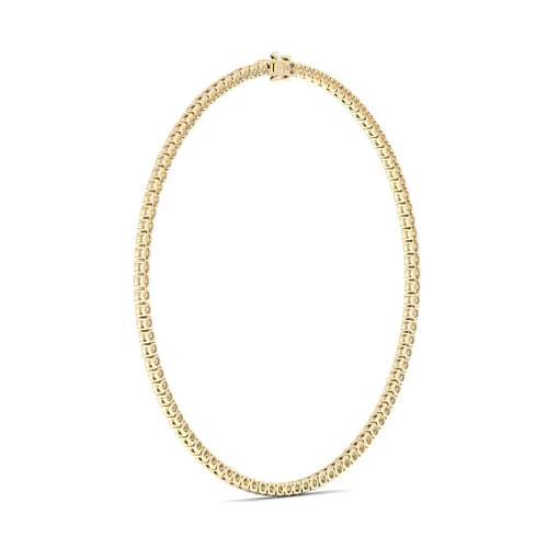 24 1/4 ctw Classic Tennis Lab Grown Necklace in Four Prongs