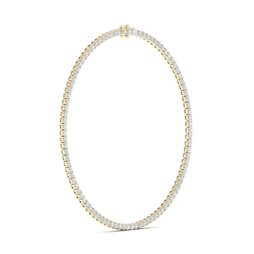 24 1/4 ctw Classic Tennis Lab Grown Necklace in Four Prongs