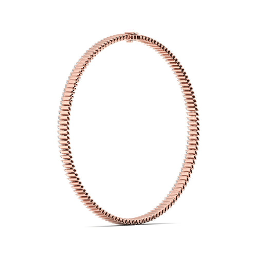 17 3/8 ctw Classic Tennis Marquise Lab Grown Necklace