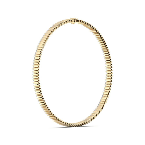 17 3/8 ctw Classic Tennis Marquise Lab Grown Necklace