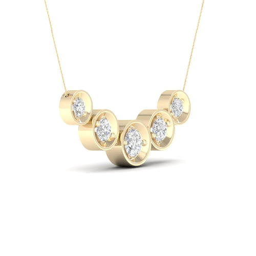 1 ctw Fashion Lab Grown Pendant