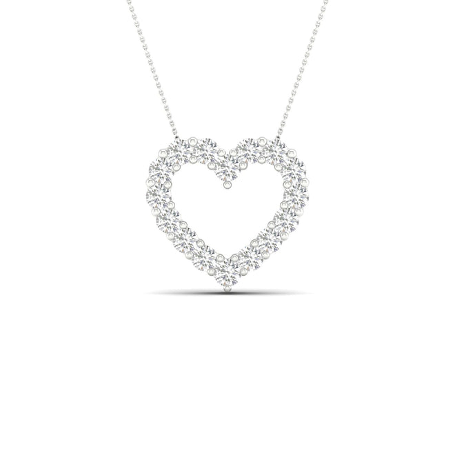 1 Ctw Classic Heart Fashion Pendant
