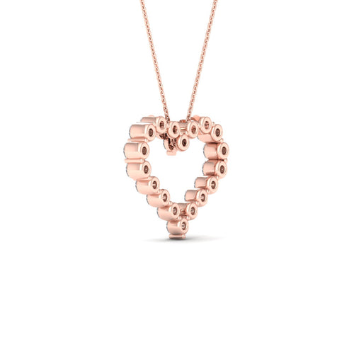 2 Ctw Classic Heart Lab Grown Fashion Pendant