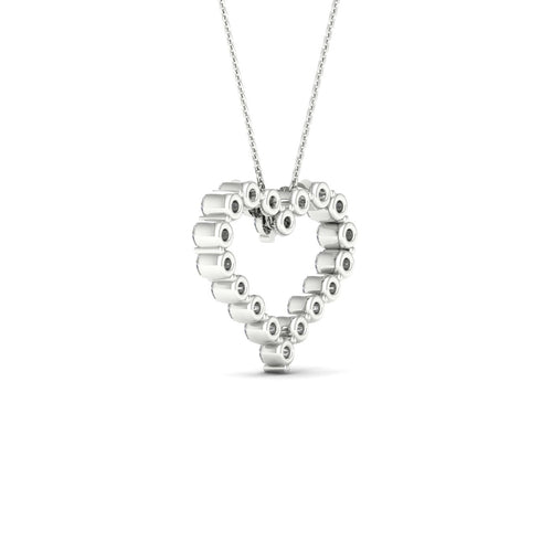 2 Ctw Classic Heart Lab Grown Fashion Pendant