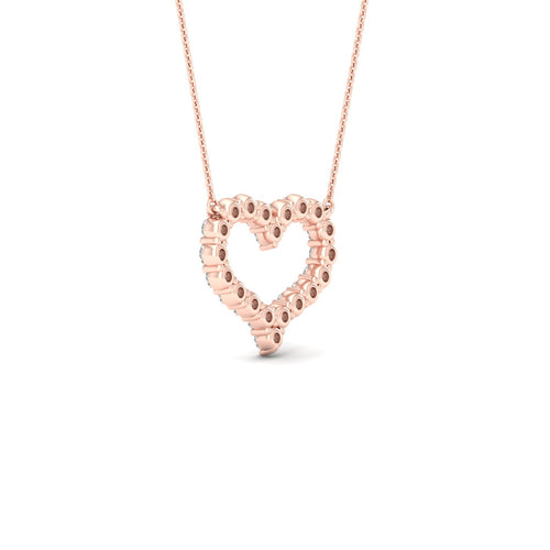 1/4 Ctw Heart Lab Grown Fashion Pendant