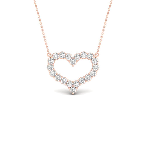 1/4 Ctw Heart Lab Grown Fashion Pendant