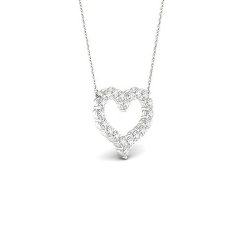1/4 Ctw Heart Lab Grown Fashion Pendant