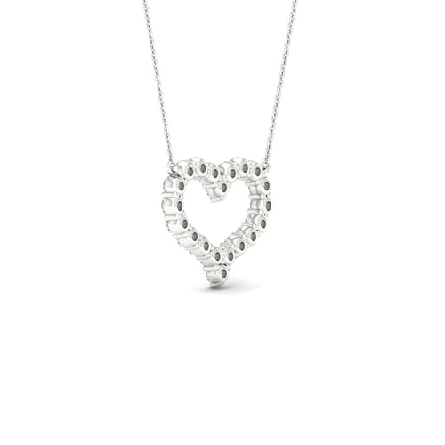 1/4 Ctw Heart Lab Grown Fashion Pendant